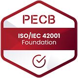 PECB ISO/IEC 42001 Foundation certificate badge