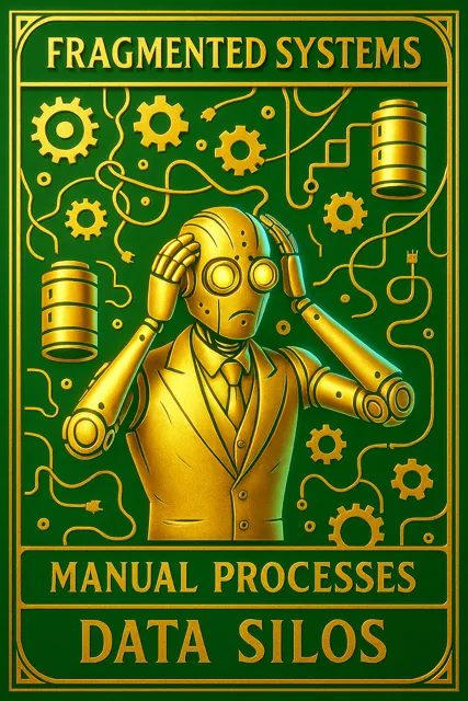 Erreurs de mise en oeuvre de l'IA : systèmes fragmentés et processus manuels